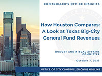 A Look at Texas Big-City General Fund Revenues