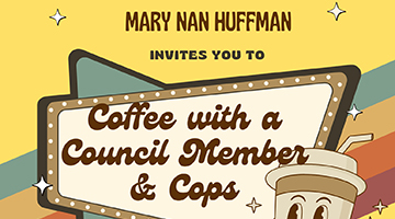 Coffee with a Council Member and Cops