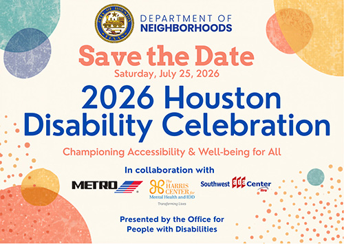 Save the Date for the Disability Celebration