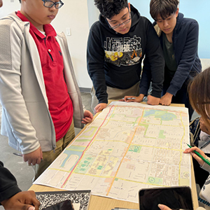 Two Teens Wearing Headphones