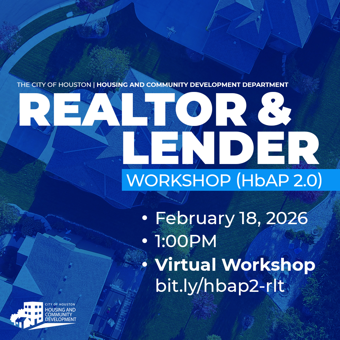 Realtor and Lender Training for the Harvey Homebuyer Assistance Program