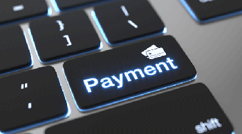 Payment Key on a Keyboard
