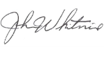 Mayor Whitmire Signature