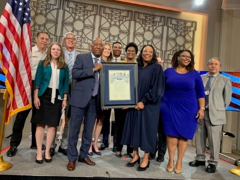 The Mayor presented a City proclamation to Judge Vanessa Gilmore, proclaiming Wednesday, November 17, 2021 as Judge Vanessa Diane Gilmore Day in Houston, Texas.