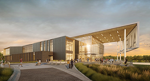 Alief Park and Alief Neighborhood Center Sketch from Afar