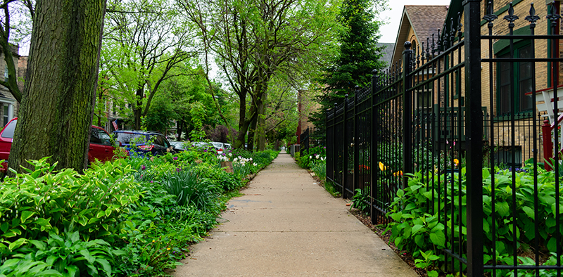 Busy Sidewalk