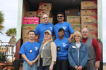 HPD Blue Crew members with Dr Gayla Holley 2nd from left and other volunteer